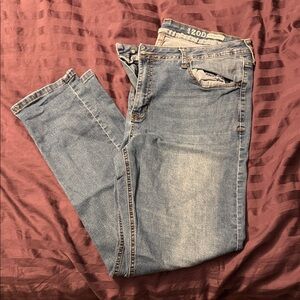 Izod Men's Denim Slim Jeans - Light Blue